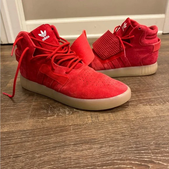 adidas gazelle silver green womens Adidas Tubular Invader Strap Maroon Oxblood Sneakers NEW Size 12 BW087 –  Sunrise Pickers